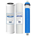 Stylish Hydro Logic RO100 Compatible Three Filter Pack - 100 GPD RO Membrane, Carbon, Sediment Filter For Hydrologic Systems By