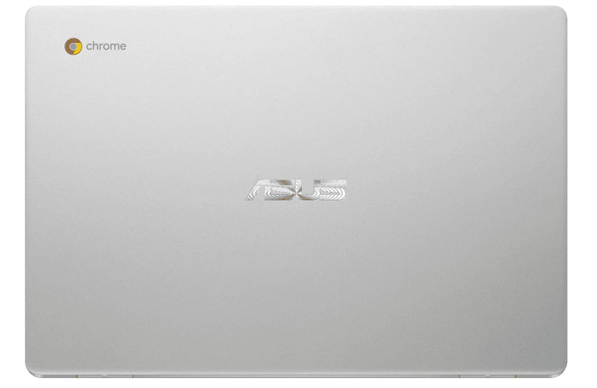 Stylish (Renewed) C423NA Chromebook 14 14" FHD Laptop Computer, Celeron N3350 Processor, 8GB LPDDR4 RAM, 64GB eMMC, 802.11AC WiFi, Bluetooth, USB Type-C, Silver, Chrome OS