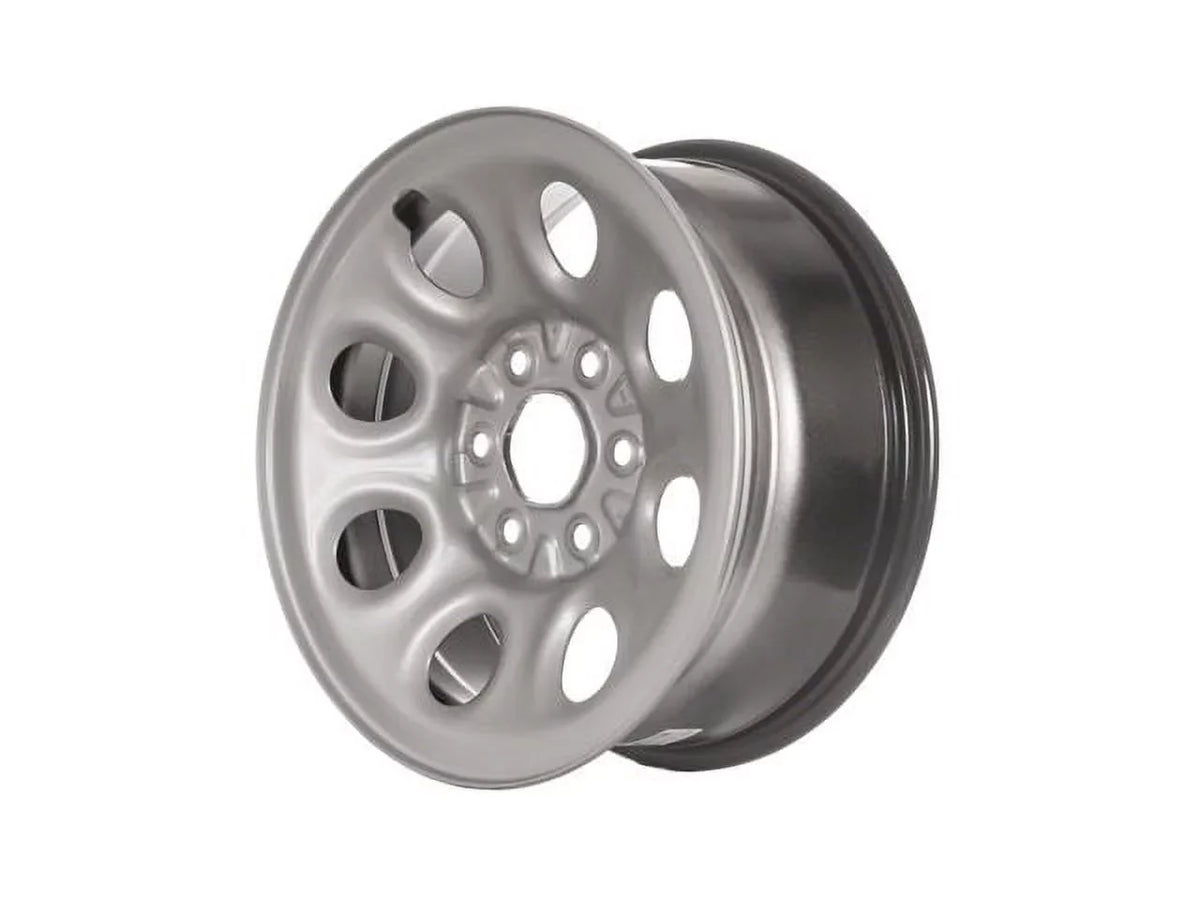 Stylish Steel Wheel - 17 x 7.5 Inch - 8 Hole - Silver - Compatible with 2009 - 2014 Chevy Express 1500 2010 2011 2012 2013
