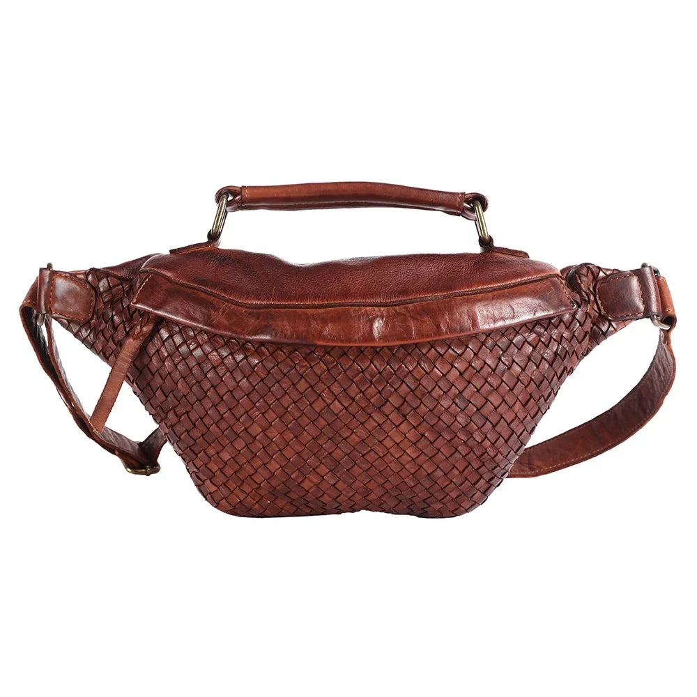Stylish NM Never Mind Nmbgm148E Fanny Pack Vintage Handmade Genuine Cowhide Leather Women Bag WesternÂ HandbagÂ Purse