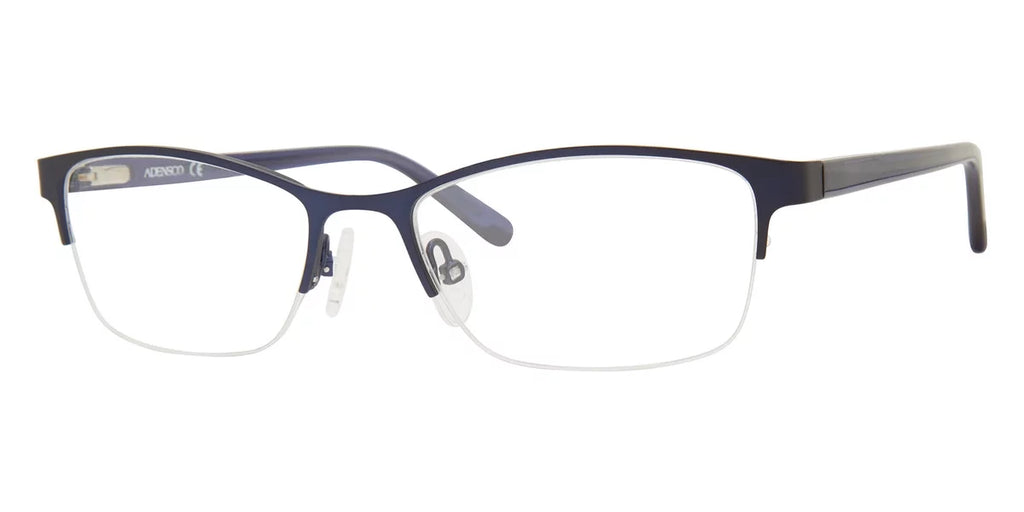 Stylish Adensco 230 Semi-Rimless Cat Eye/Butterfly Blue Eyeglasses