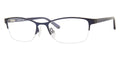 Stylish Adensco 230 Semi-Rimless Cat Eye/Butterfly Blue Eyeglasses