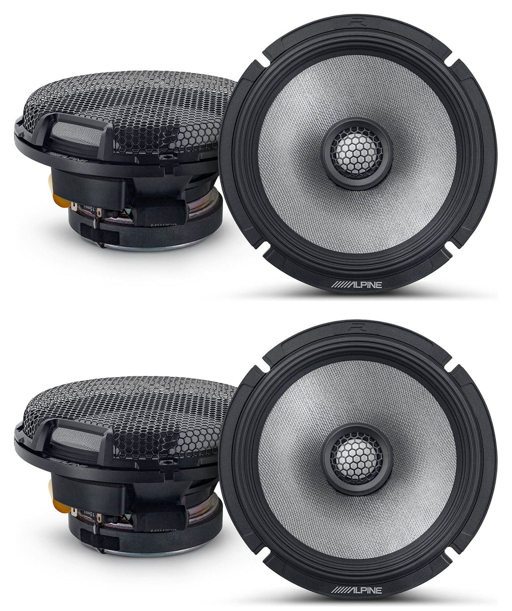 Stylish (4) Alpine R2-S65 6.5" 2-Way Car Audio Speakers High-Resolution Certified