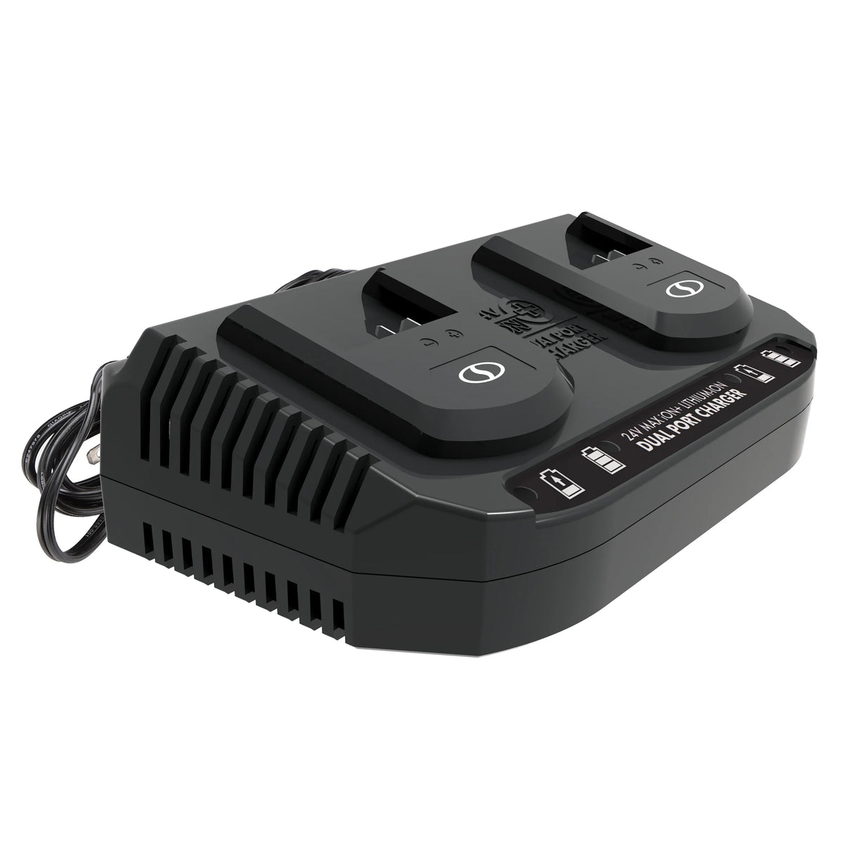 Stylish Snow Joe + Sun Joe Certified Authentic 24V Dual Port Quick Charge Docking Station