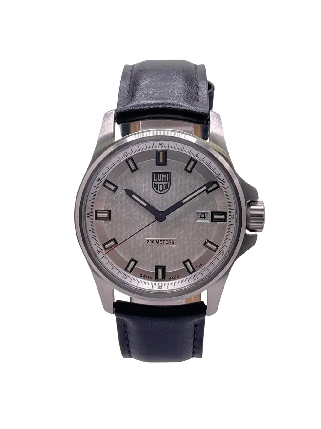Luminox Dress Field 42mm Stainless Steel Silver Dial Mens Quartz Watch XL.1839