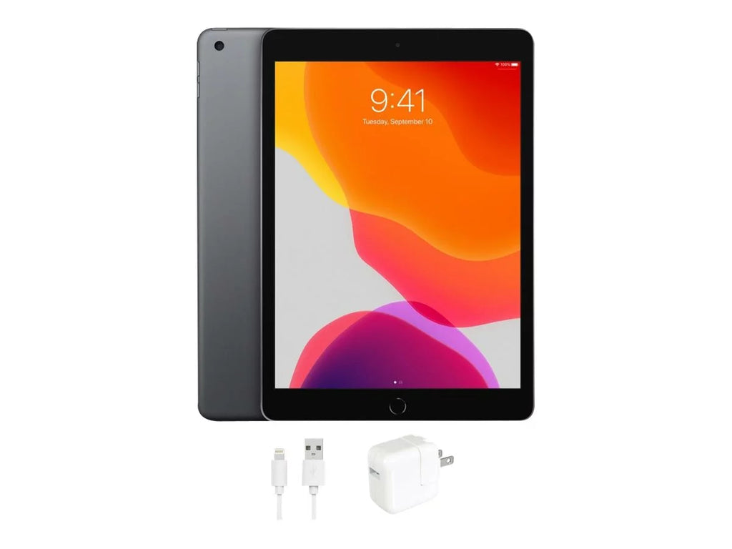 Restored Apple iPad 7 (7th Gen, 2019), 128GB, WiFi, Space Gray - (A2197, IPAD7SG128, MW772LL/A) (Refurbished)