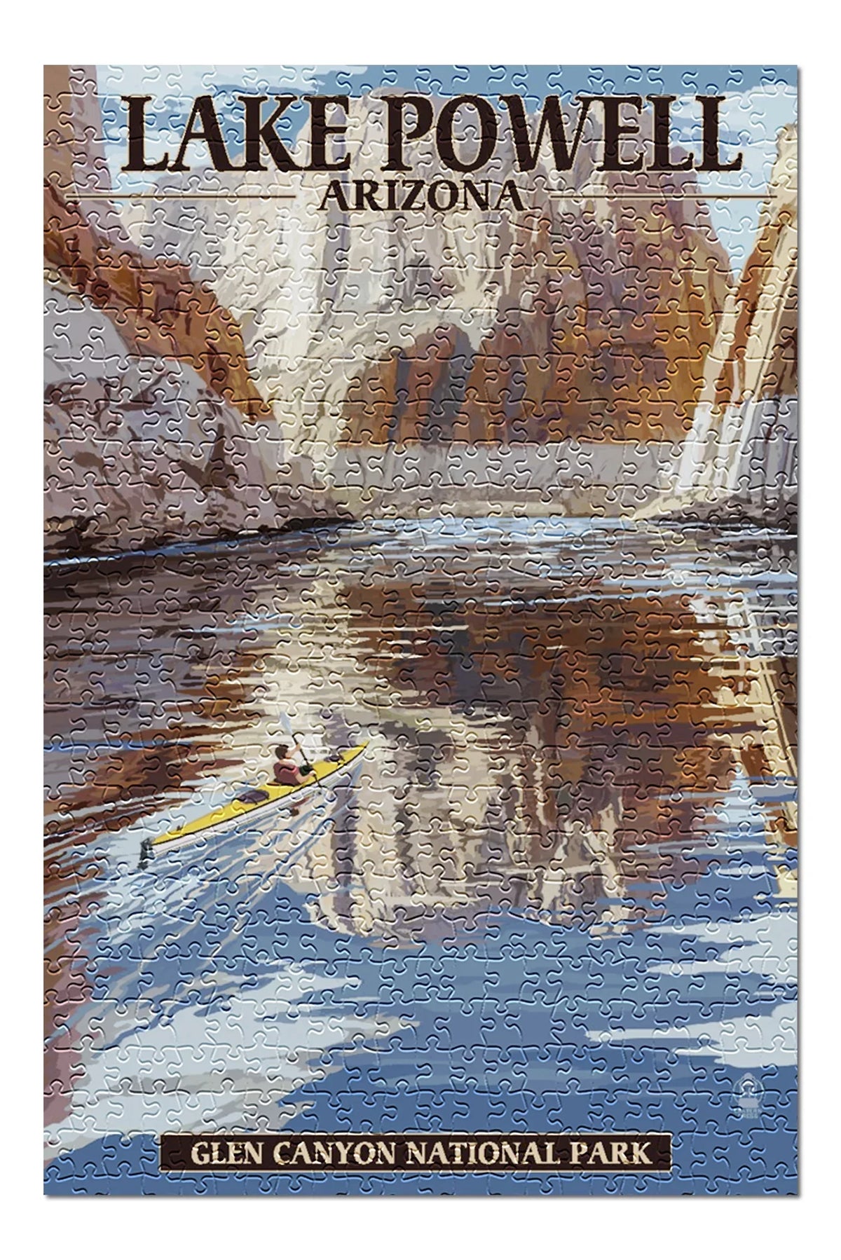 Lake Powell, Arizona, Glen Canyon National Park (19x27 inches, Premium 500 Piece Jigsaw Puzzle for Adults and Family, Made in USA)
