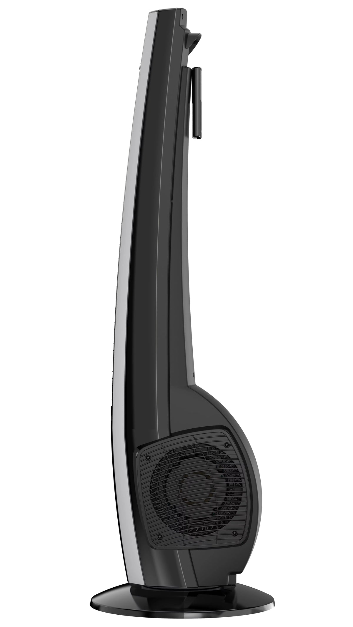 Stylish Lasko 38" 4-Speed Hybrid Tower Fan with Timer, Remote Control, Black/Silver, T38415, New