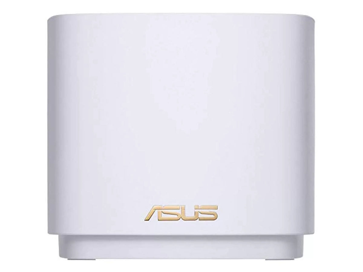 Stylish ZenWiFi AX1800 Dual-Band Mesh WiFi 6 System (XD4) - 3 Pack White, coverage up to 4,800 sq.ft & 25+ devices, 1800Mbps, AiMesh, Lifetime Free Internet Security, Parental Control, Easy Setup