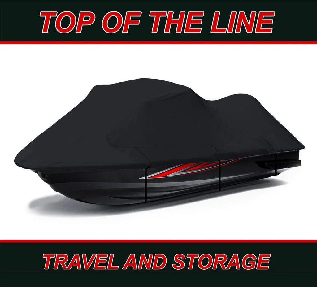 Stylish BLACK PWC 600D JET SKI Cover Compatible for Yamaha VXS 2015 2016