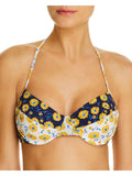 Shoshanna Womens Floral Underwire Swim Top Separates - Exclusive Design