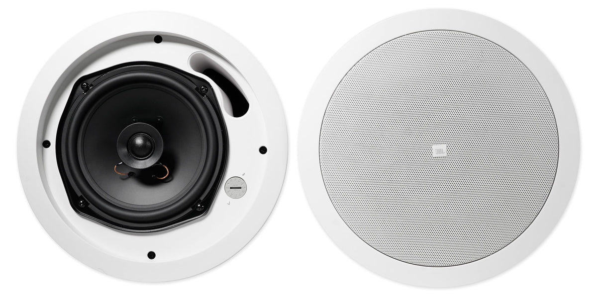 6-Zone Amp+4) 3.5" White Cube+2) JBL Pendant+Ceiling Speakers for Restaurant/Bar - Exclusive Design