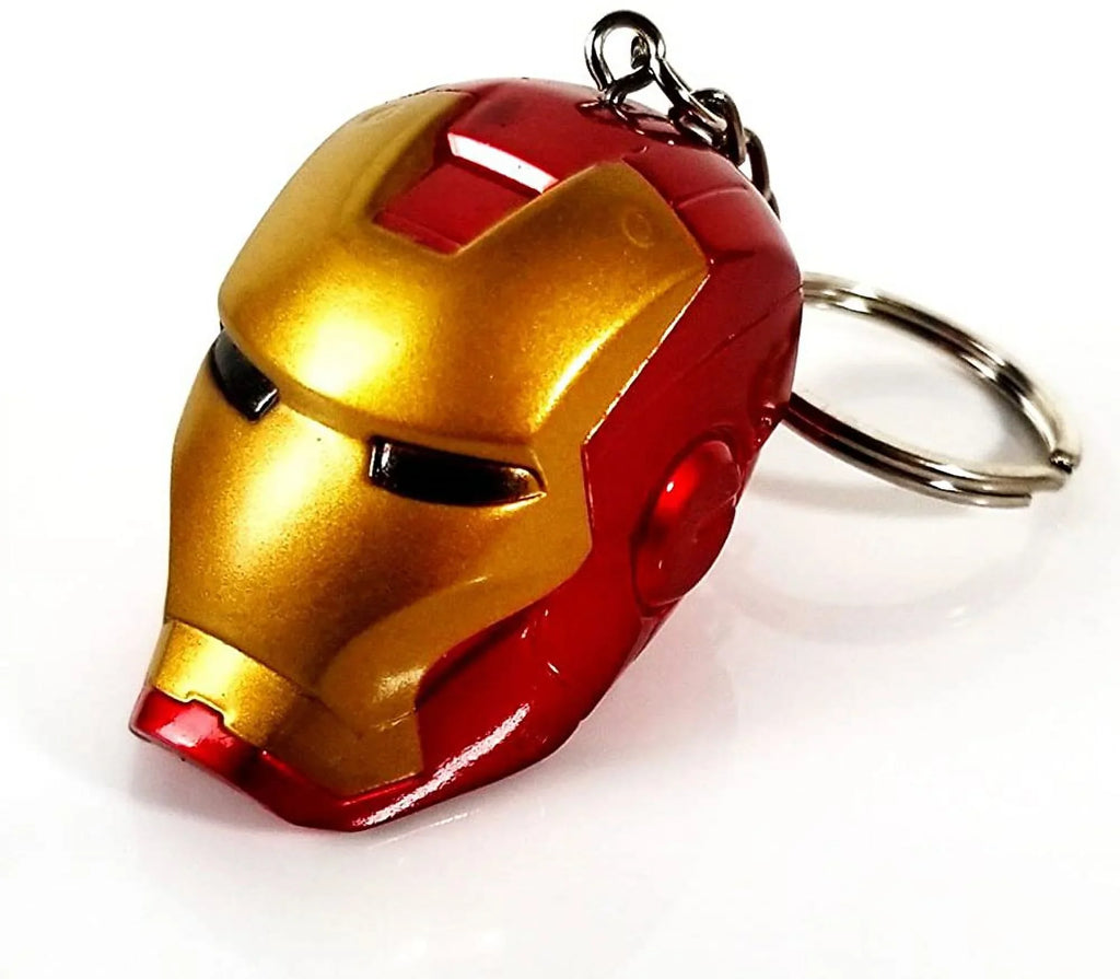 GFDay Superhero Iron Man Helmet Style Figure Keychain Key Ring - Exclusive Design