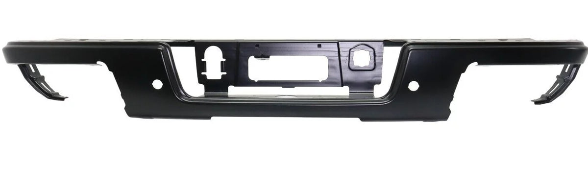 2019 2020 2021 2022 GMC Canyon Rear Bumper Face Bar (Black/ Paint to Match. with Parking Sensor)