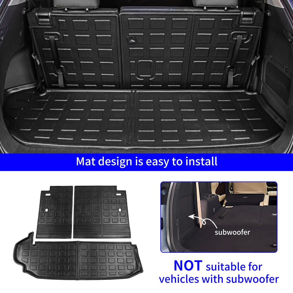 Fit 2020-2024 Toyota Highlander Trunk Mat Cargo Liner Trunk Liner 2023 7 Seats Highlander Accessories
