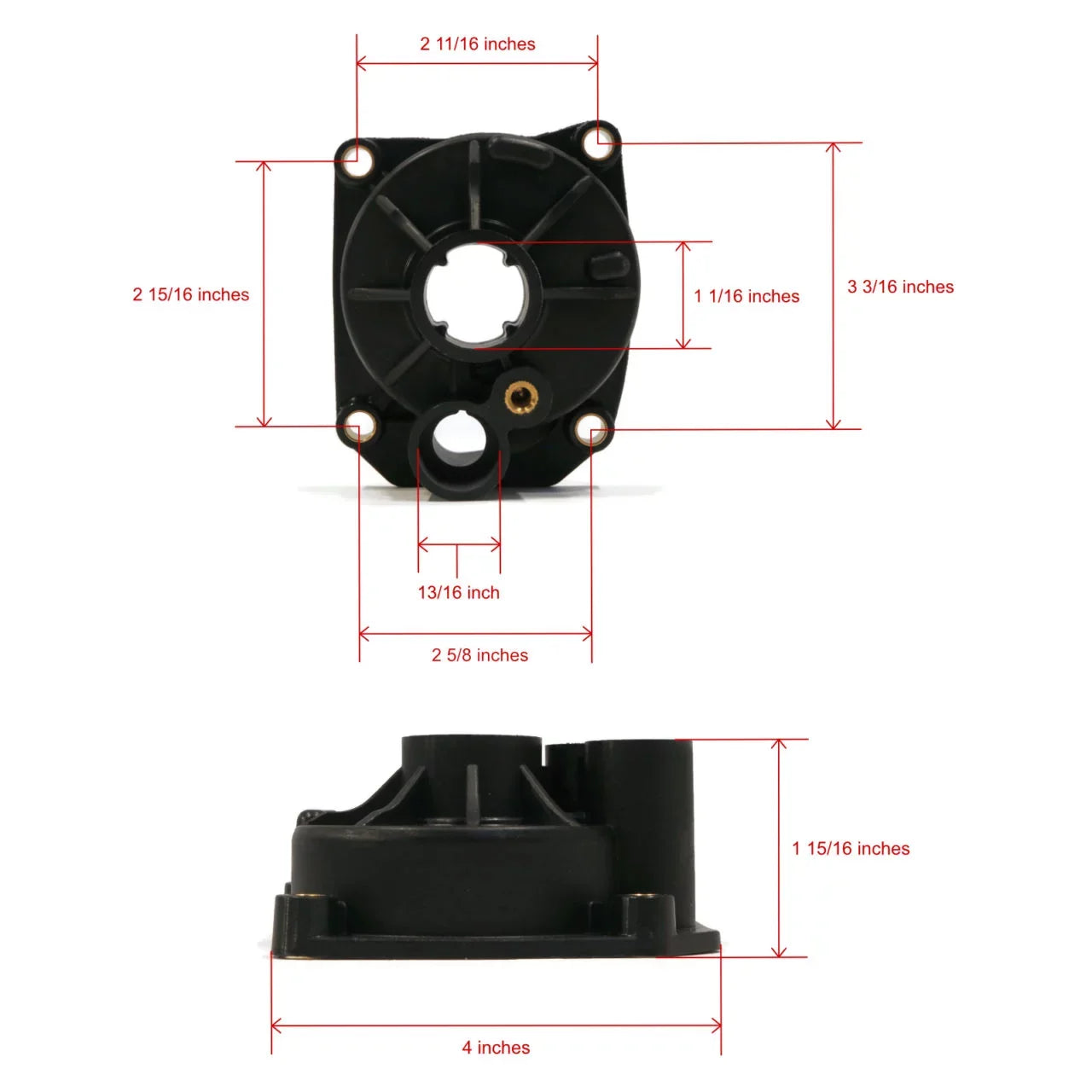 Stylish The ROP Shop | Water Pump Impeller Kit For 1987 Evinrude 60 E60TLCUC Outboard, 15" Transom