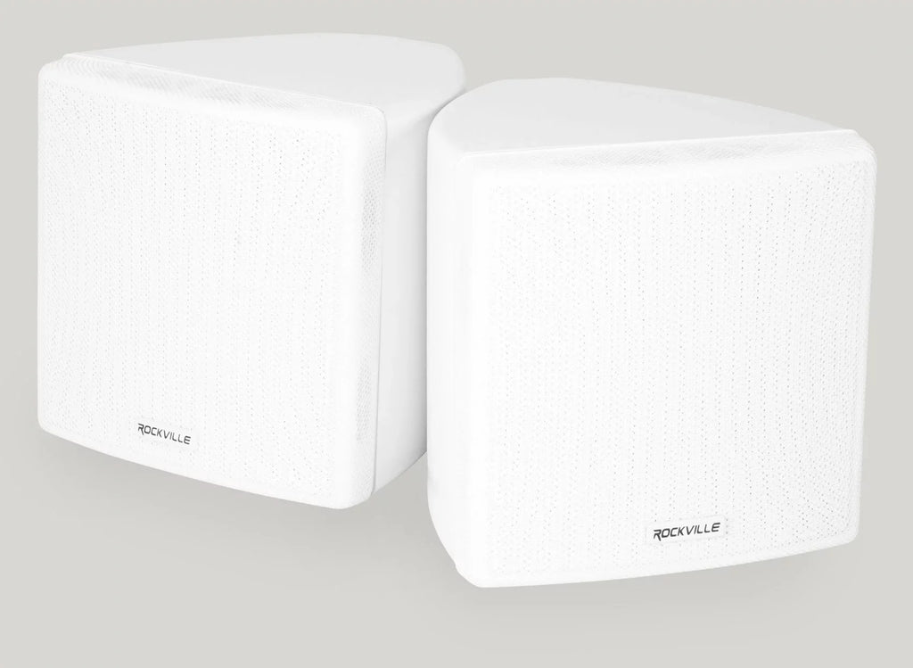 6-Zone Amp+4) 3.5" White Cube+2) JBL Pendant+Ceiling Speakers for Restaurant/Bar - Exclusive Design