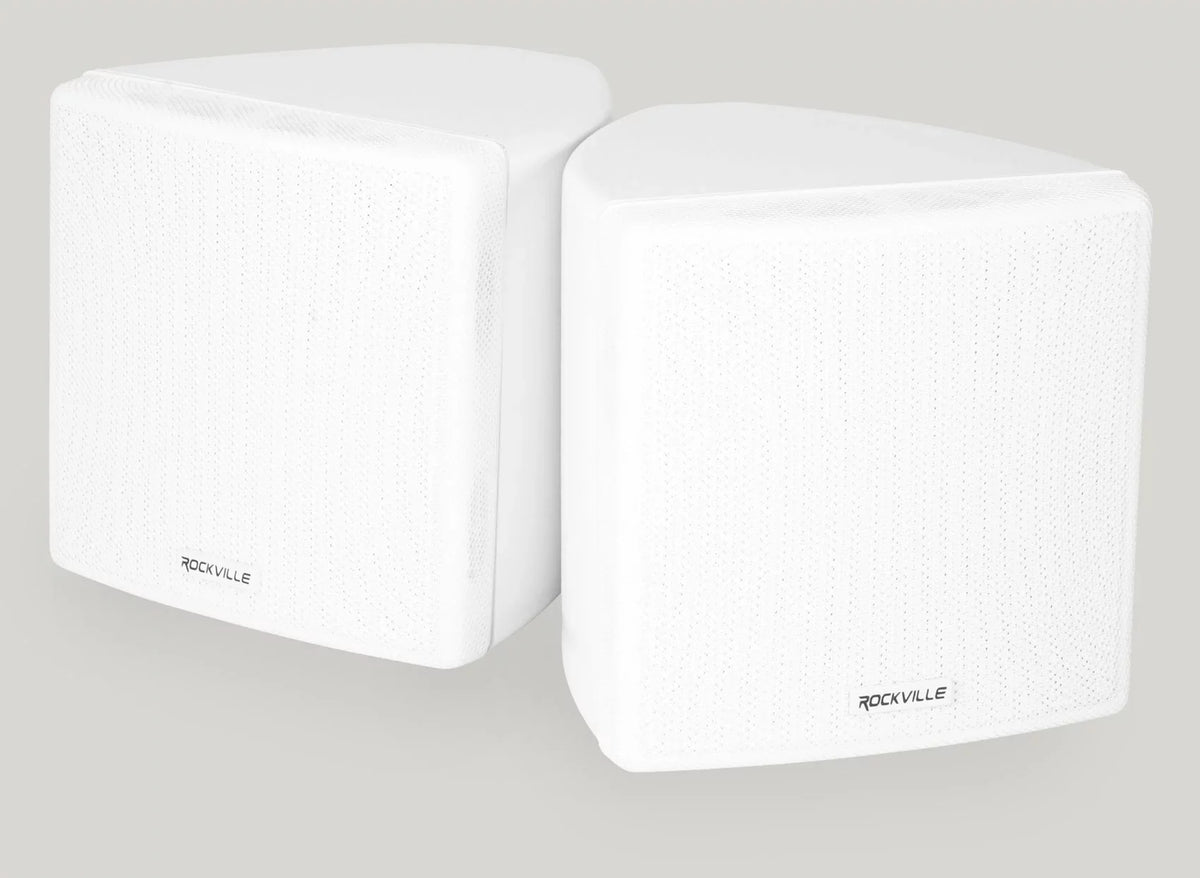 6-Zone Amp+4) 3.5" White Cube+2) JBL Pendant+Ceiling Speakers for Restaurant/Bar - Exclusive Design