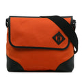 Pre-Owned Authenticated HermÃ¨s Allback Messenger Bag Canvas Fabric Orange Crossbody Bag Unisex (Good) - Exclusive Design