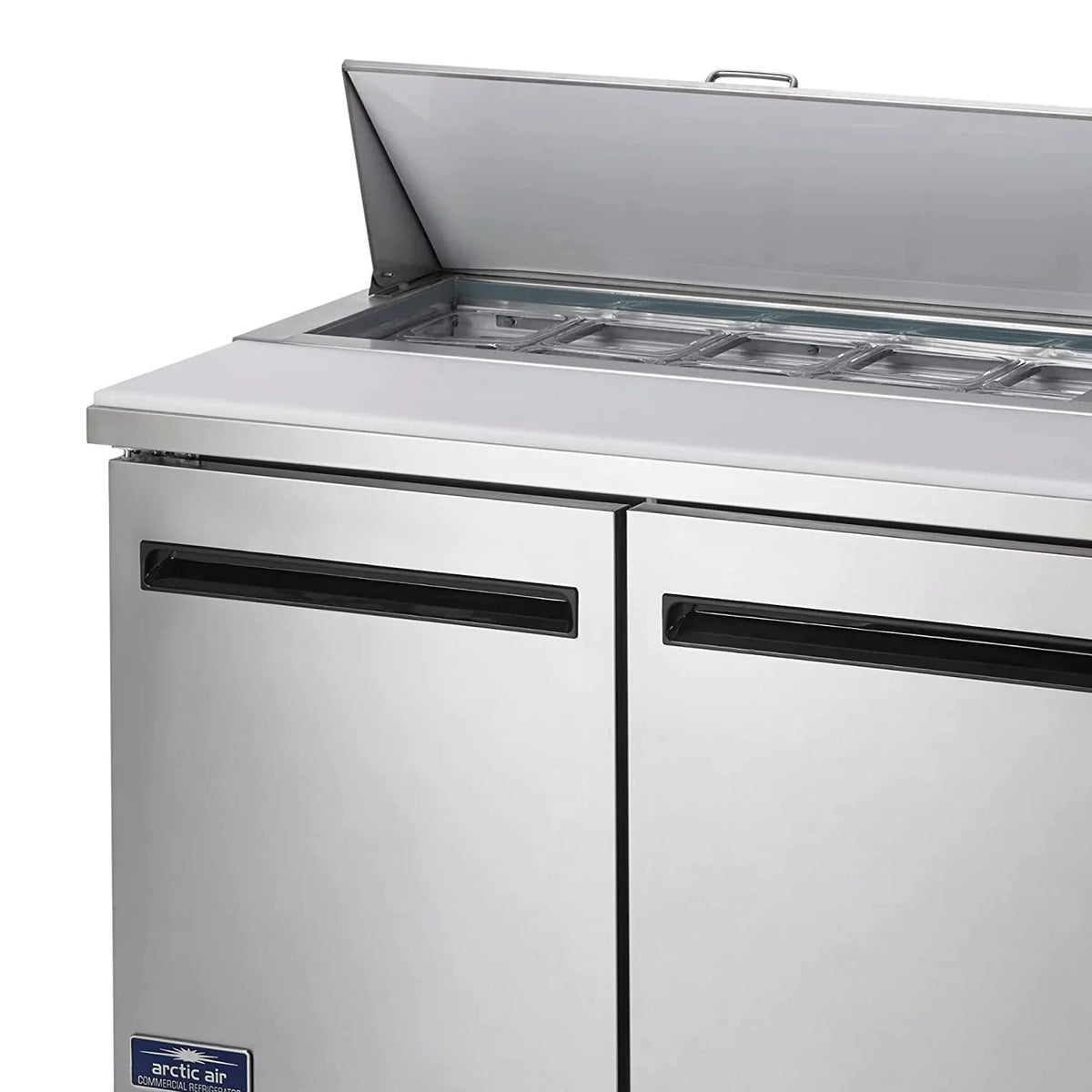 Arctic Air AST72R 71.5-Inch 3-Door Refrigerated Sandwich/Salad Prep Table, 115v