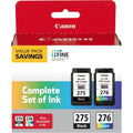 Canon PG-275/CL-276 Ink Cartridge Black and Color Multi Pack - Exclusive Design