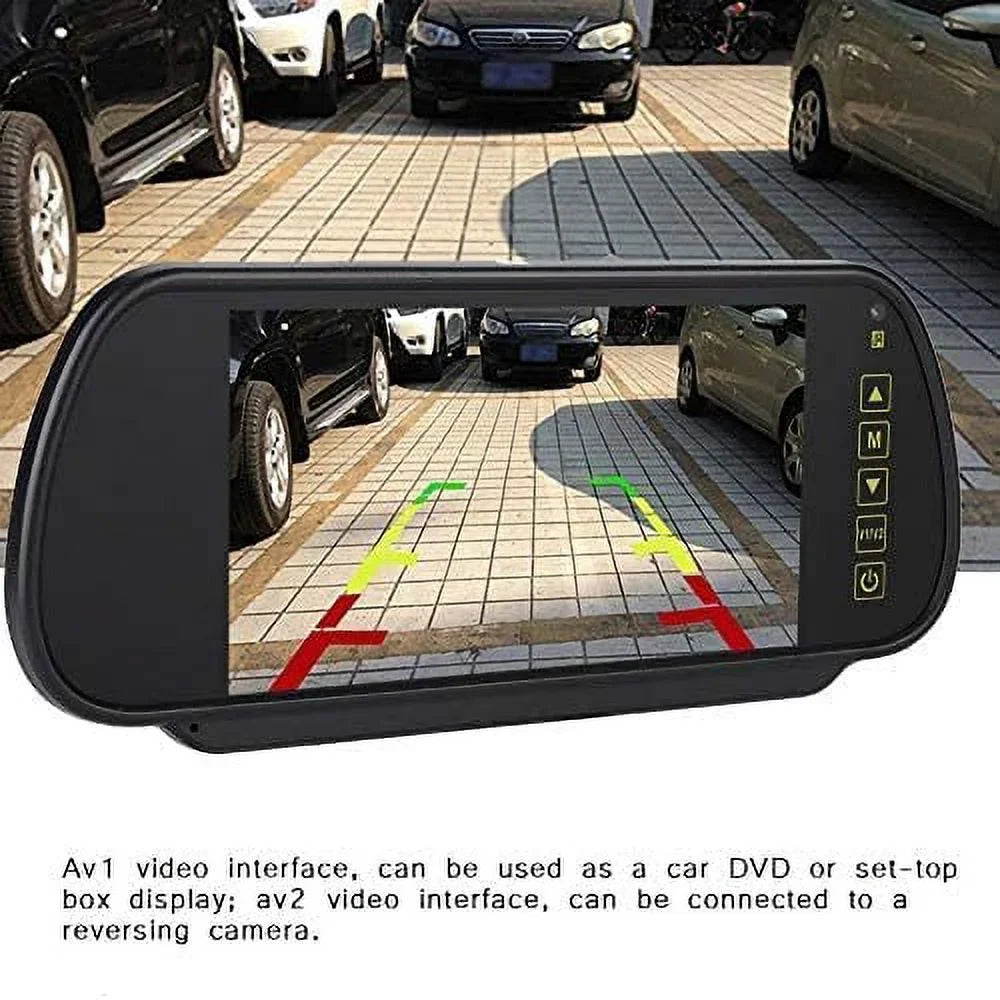 Bileeko Car Rear View Mirror 7 Inch LCD Vehicle Monitor Screen for Parking - Exclusive Design