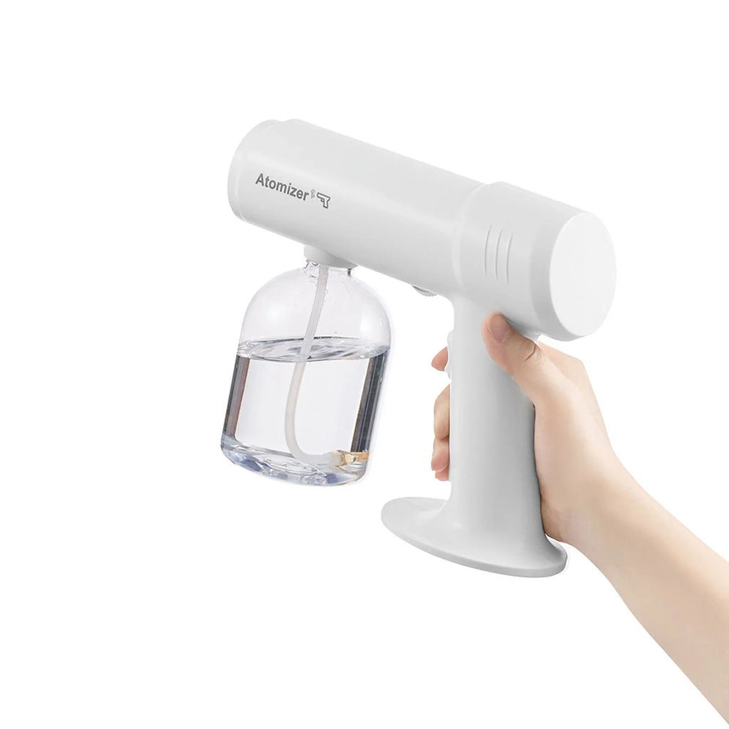 New 500ml Wireless Charging Nano Atomization Disinfection Spray Sprayer Sanitizer Machine Ce Household Portable Sprayer Machine Blue Light Steam Spray Disinfection Large Capacity Wide Range of Uses - Exclusive Design