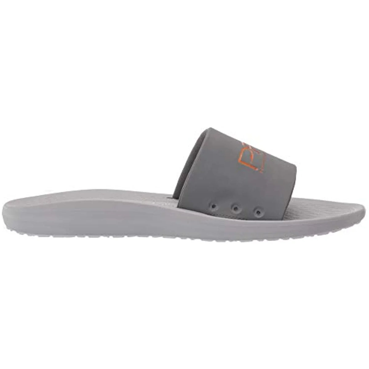 Columbia Men's Yachtrocker PFG Slide Sport Sandal, Ti Grey Steel/Lamp Orange, 9