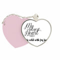 Stylish Famous Poetry Quote My Heart Joy Mirror Travel Purse Makeup Heart Pink