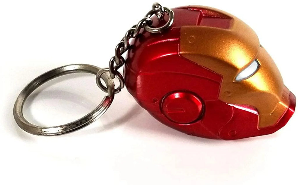GFDay Superhero Iron Man Helmet Style Figure Keychain Key Ring - Exclusive Design
