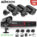 KKmoon Digital Video Recorder, 4CH 1080P Full HD DVR CCTV System with Remote Phone Monitoring - Exclusive Design
