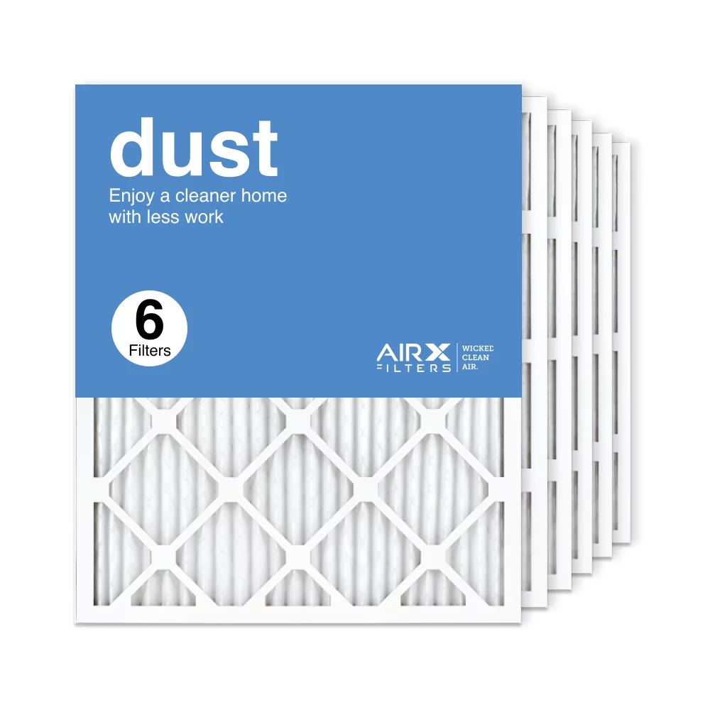 Stylish AIRx Filters 20x24x1 Air Filter MERV 8 Pleated HVAC AC Furnace Air Filter, Dust 6-Pack, Made in the USA