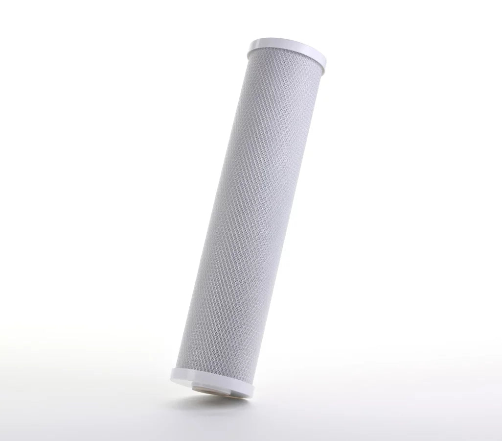 4 Pack - Hydronix CB-45-2005 CTO Whole House Coconut Shell Carbon Block Water Filters Big Blue Size 20" x 4.5", 5 micron