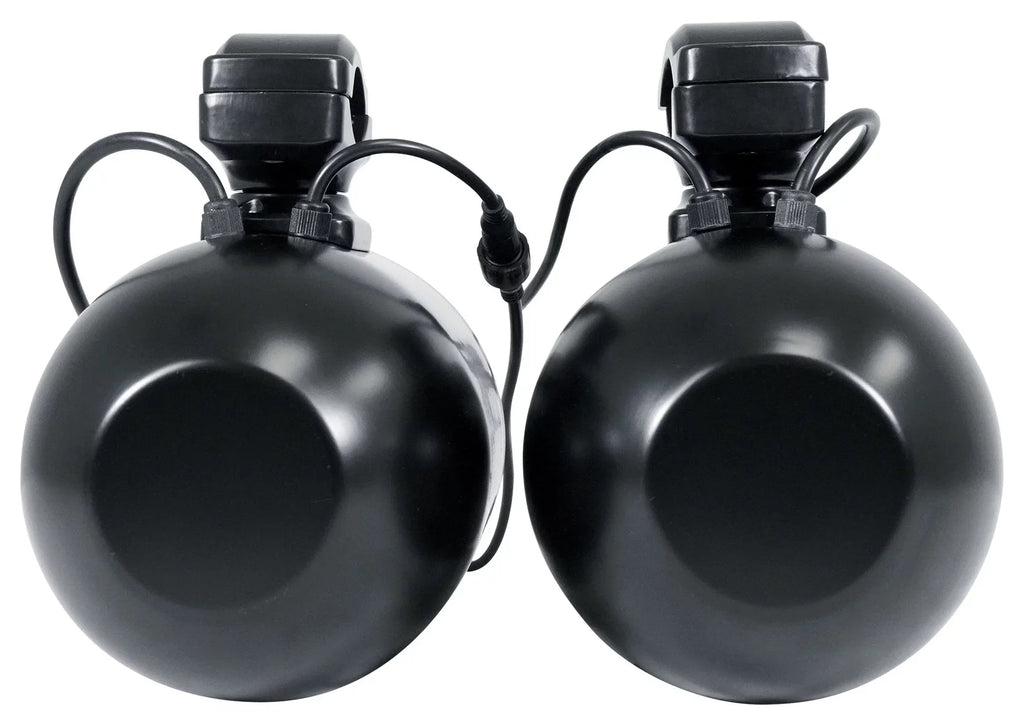 (2) Memphis Audio RZR65FE Pods+LED Tower Speakers+Amp For 2014+ Polaris RZR - Exclusive Design