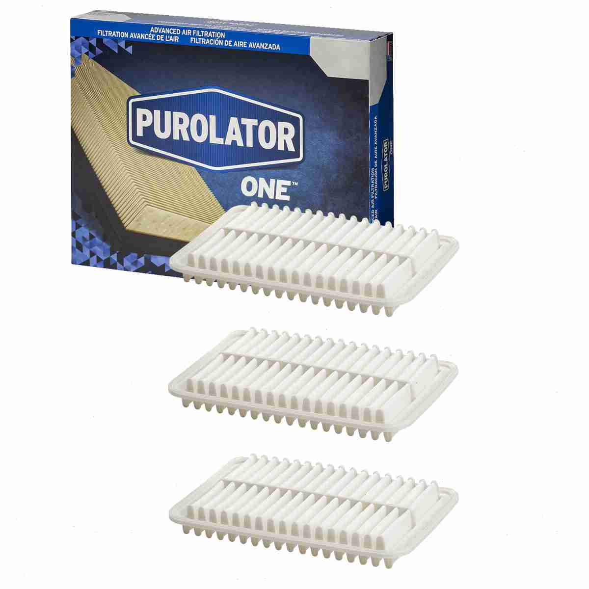 Stylish 3 pc Purolator ONE A35432 Air Filters for 66673 Intake Inlet Manifold Fuel Delivery Filters
