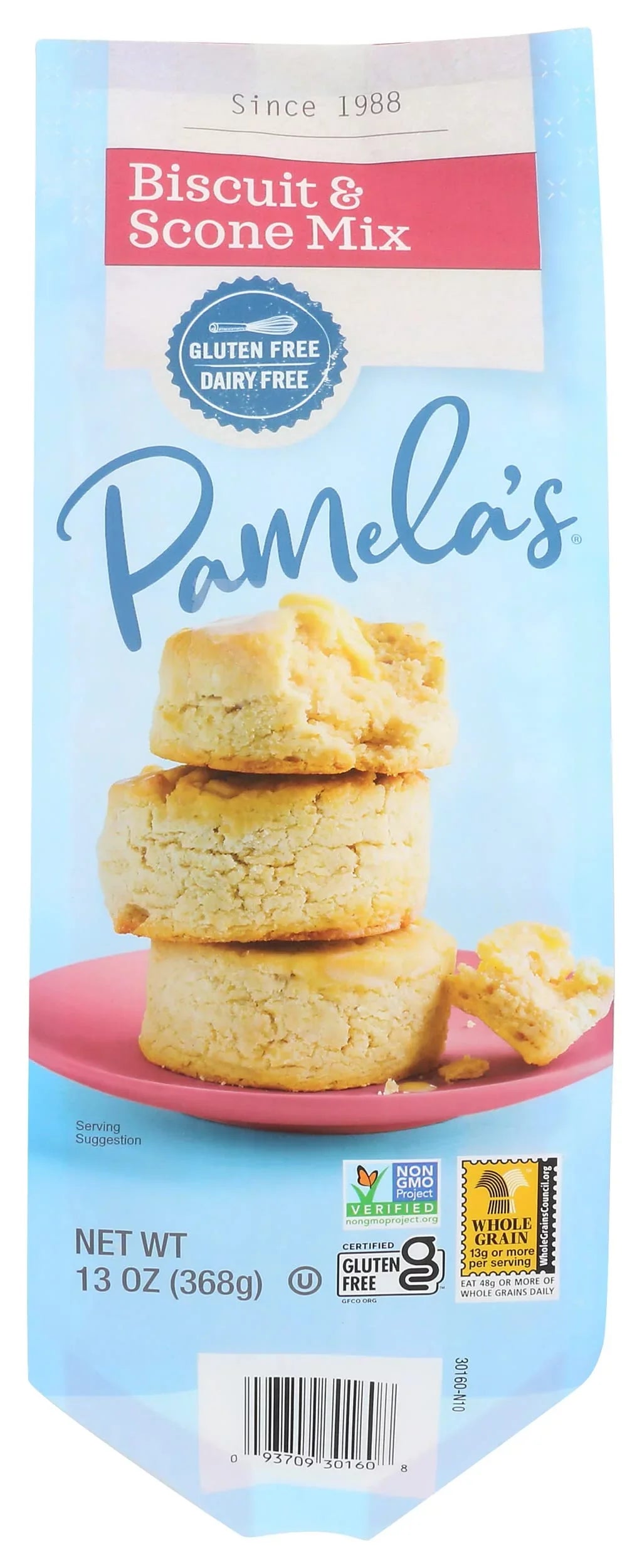 Stylish Pamelas Biscuit and Scone Mix, 13 Ounce - 6 per case.