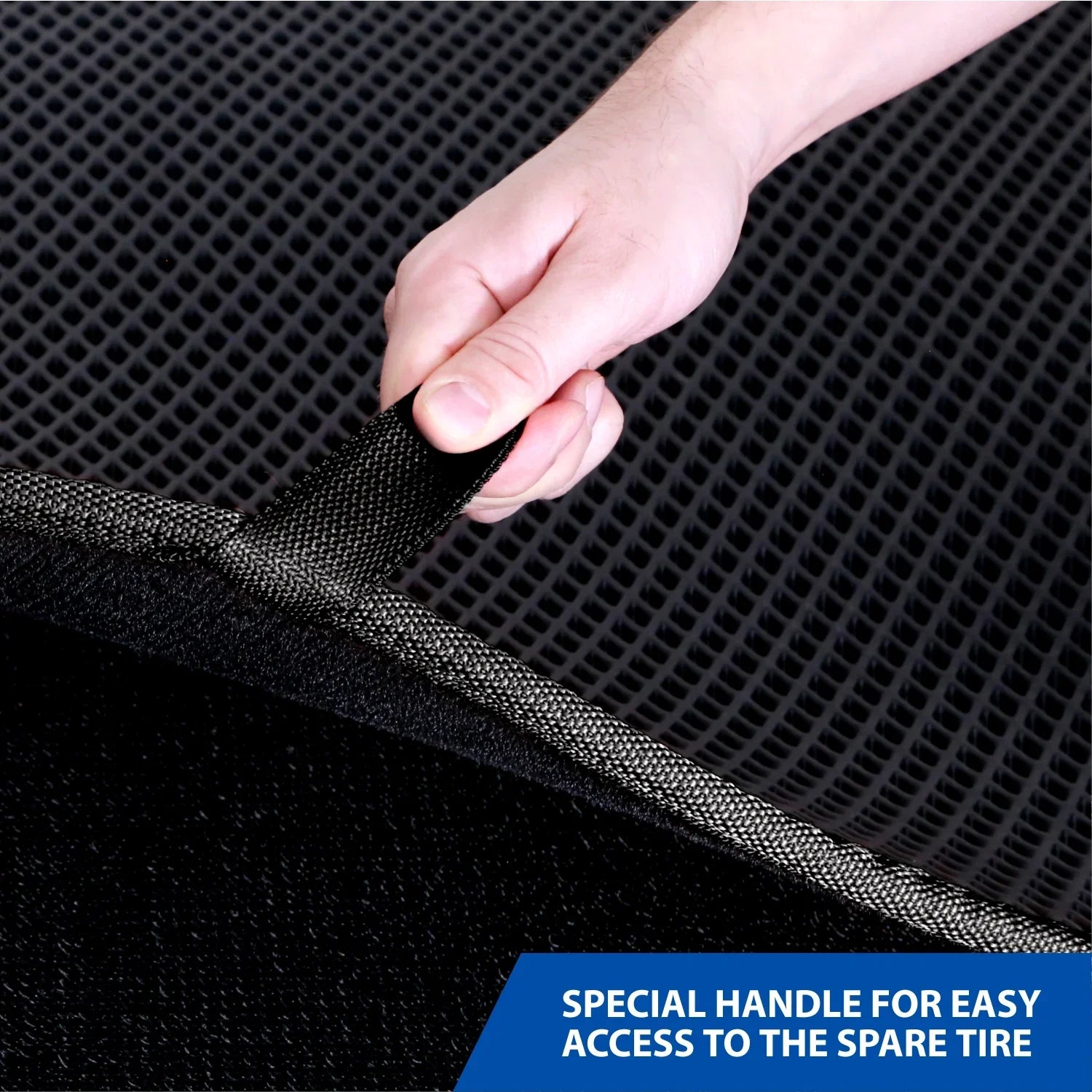 Stylish Goodyear Custom Fit Cargo Mat Liner for Toyota Camry 2018-2024 - Heavy Duty Trunk Liner, Diamond Shape, Luggage with Waterproof, Liquid & Dirt Trapping Technology - Anti-Slip Cargo Liner - GY004551
