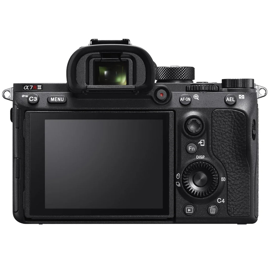 Sony a7R III Full Frame Mirrorless Camera Body ILCE-7RM3A/B Bundle with Tamron 28-75mm F2.8 Di III VXD G2 Lens A063 + Deco Gear Bag + Extra Battery & Dual Charger+ 64GB Card+ Tripod & Kit Accessories - Exclusive Design