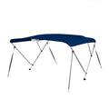 Stylish Bimini Top Boat Cover 36" High 3 Bow 6' ft. L x 73" - 78" W NAVY BLUE