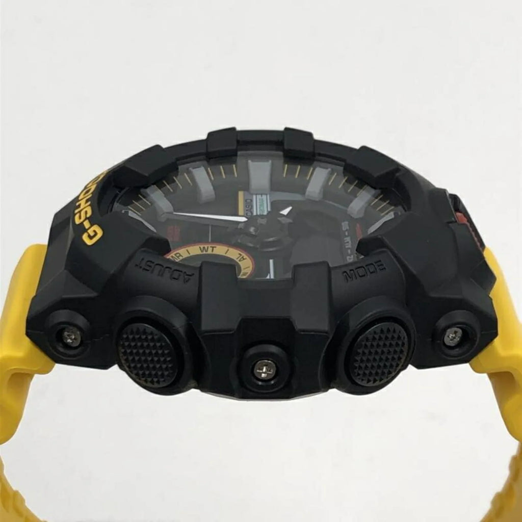 Stylish Pre-Owned CASIO G-SHOCK Watch GA-700MT-1A9JF Yellow Quartz G-Shock (Like New)