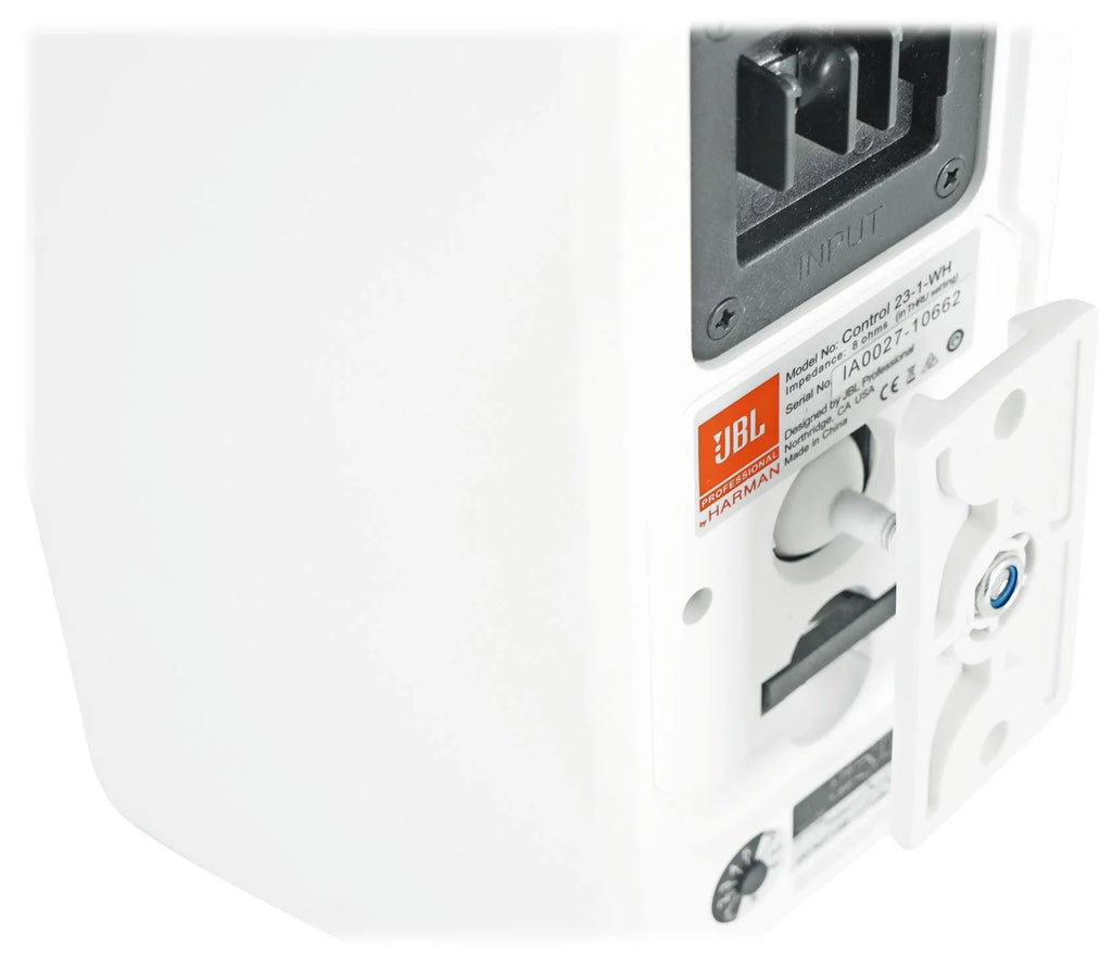 Stylish (8) JBL Control 23-1 White 3" Indoor/Outdoor 70v Commercial Wall Speakers + Amp