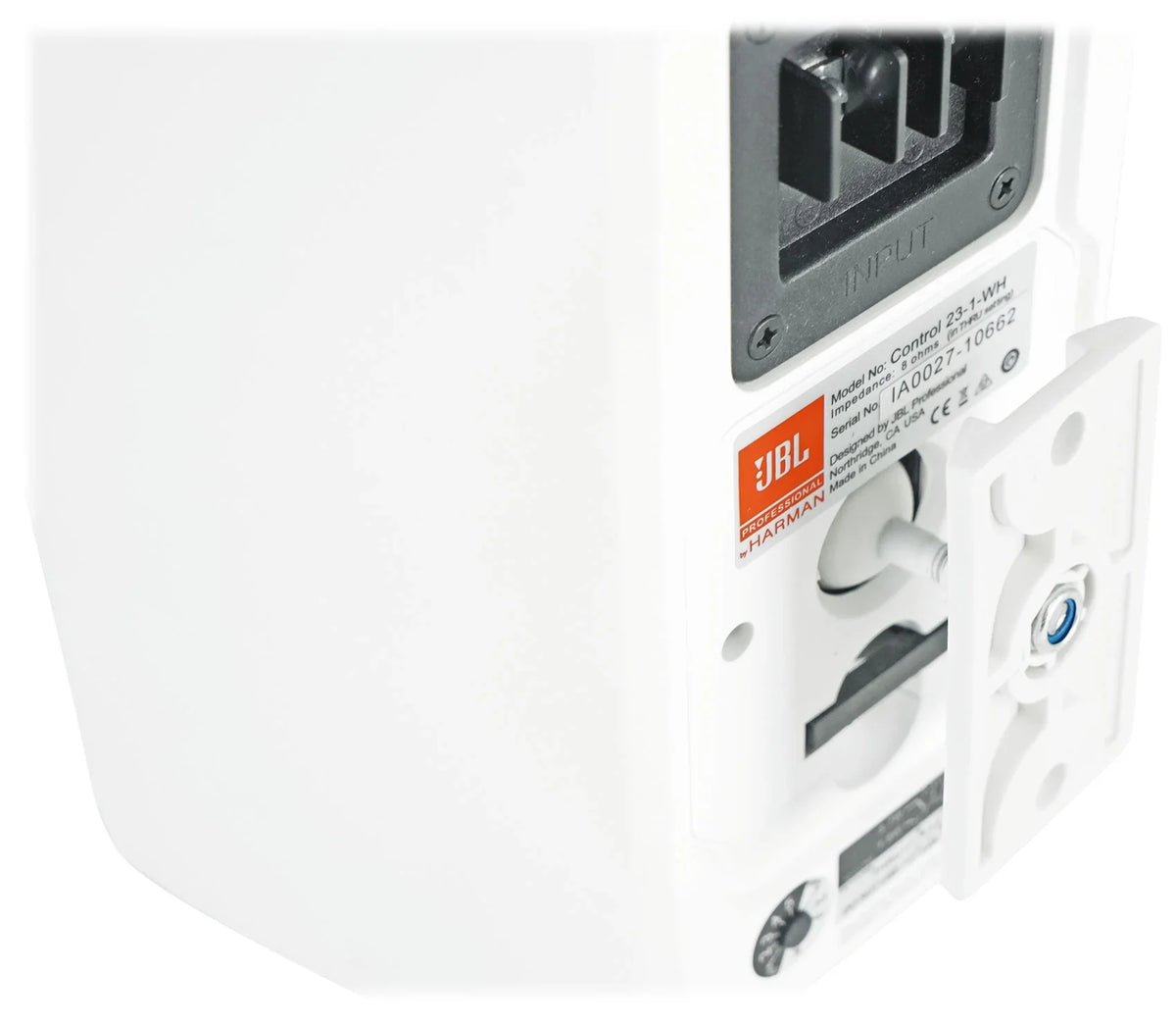 Stylish (8) JBL Control 23-1 White 3" Indoor/Outdoor 70v Commercial Wall Speakers + Amp