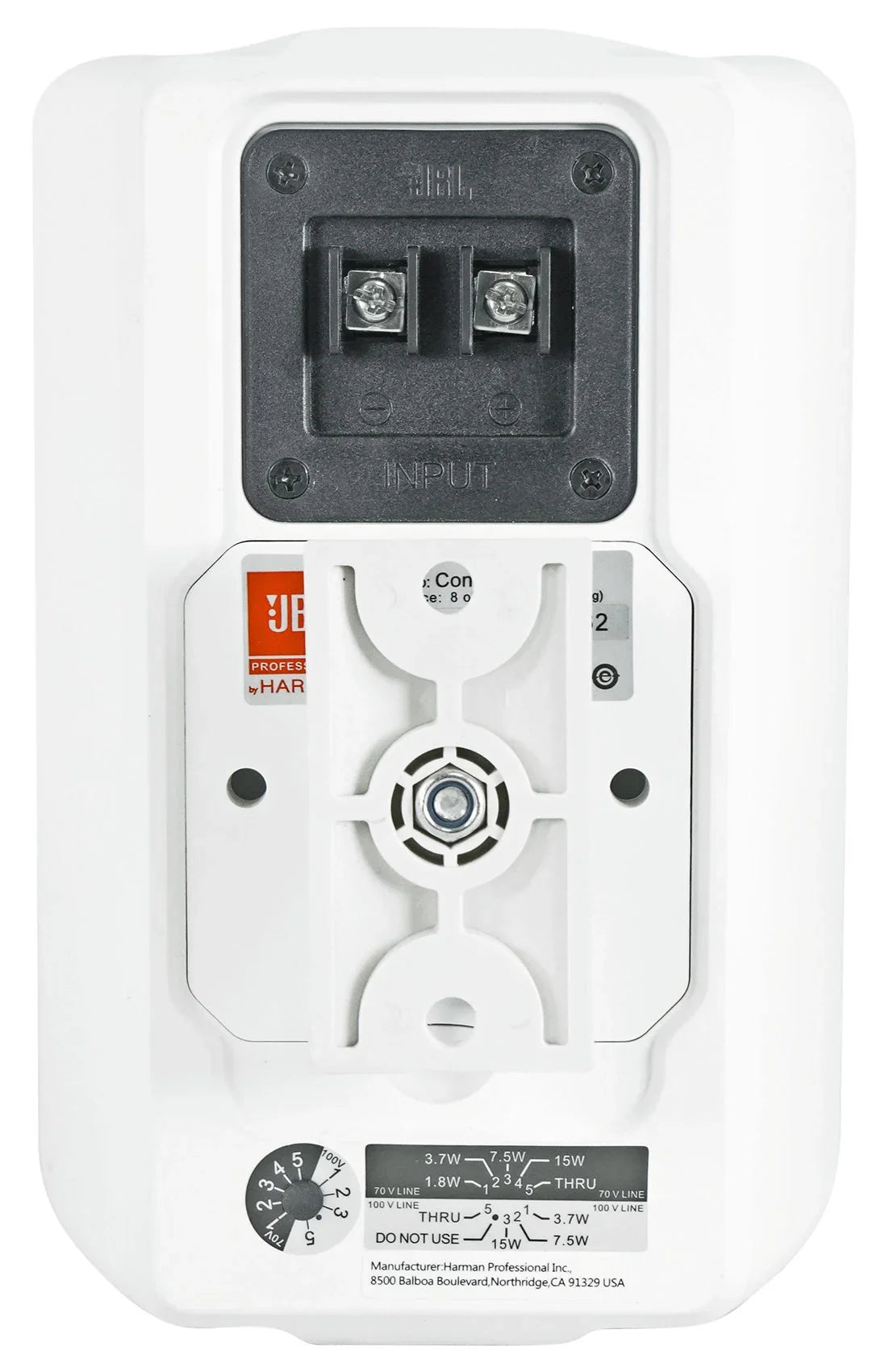 Stylish (8) JBL Control 23-1 White 3" Indoor/Outdoor 70v Commercial Wall Speakers + Amp