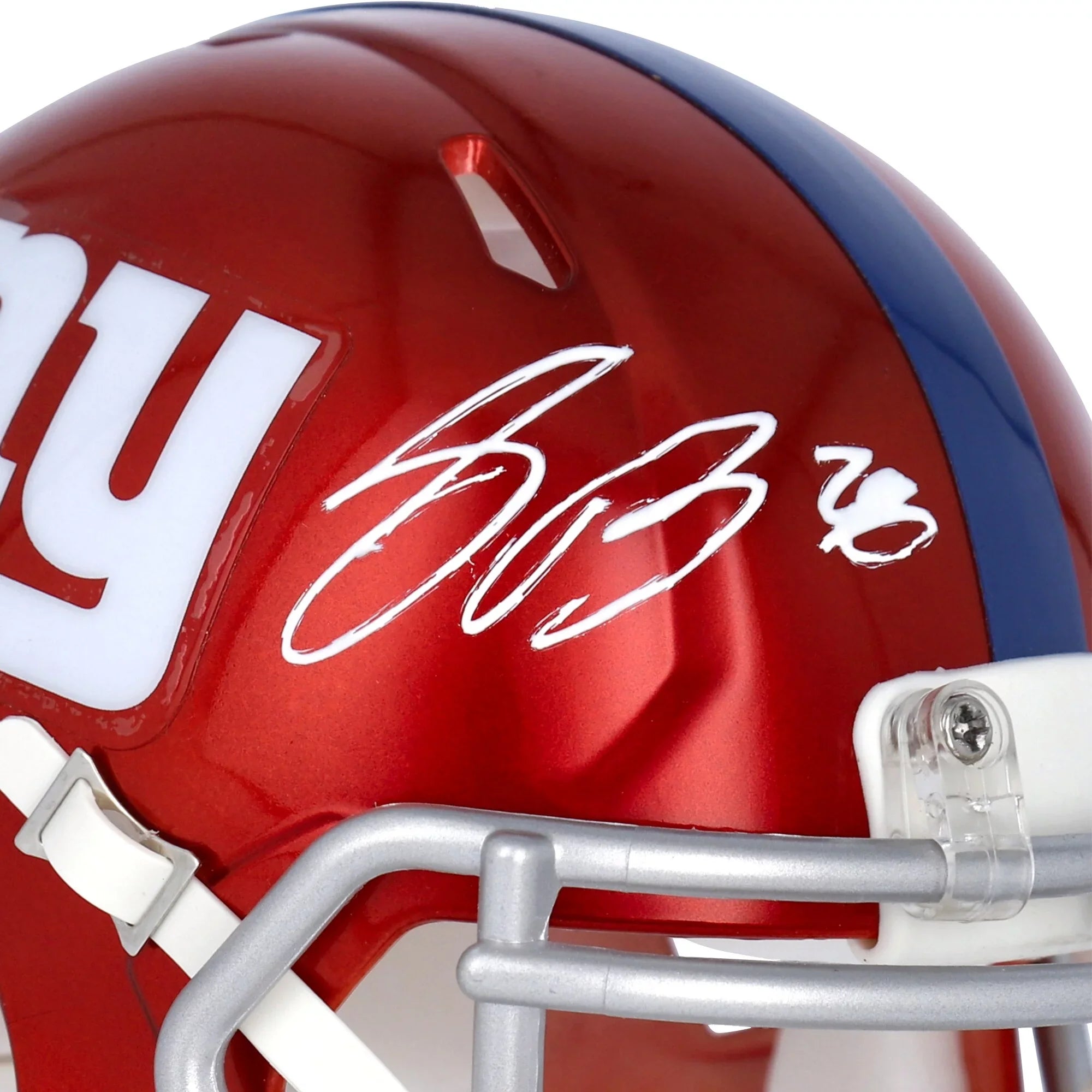 Stylish Saquon Barkley New York Giants Autographed Riddell Flash Speed Mini Helmet - Fanatics Authentic Certified