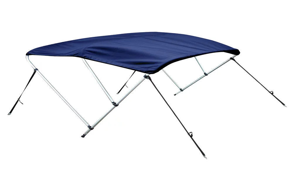 Stylish Bimini Top Boat Cover 36" High 3 Bow 6' ft. L x 73" - 78" W NAVY BLUE