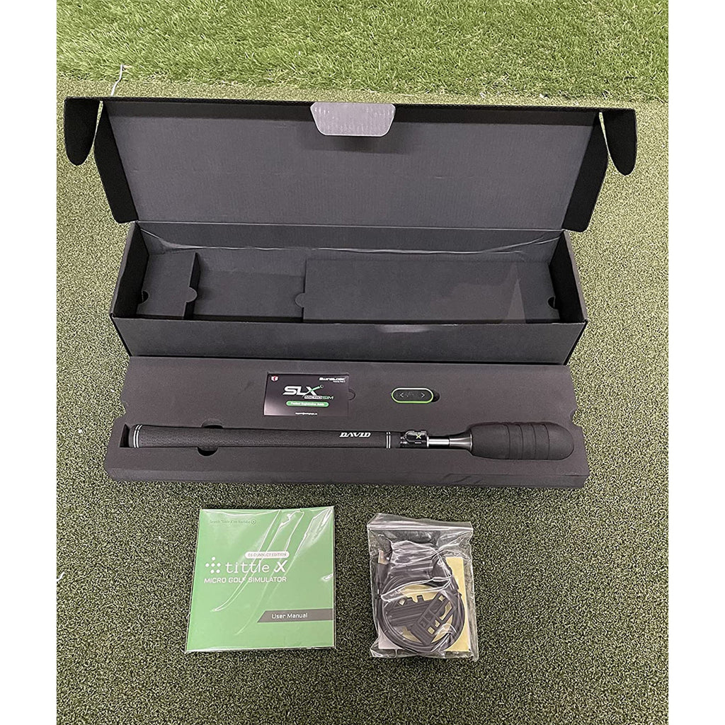 Stylish SwingLogic SLX MicroSim Indoor Golf Simulator with E6 Connect Compatibility