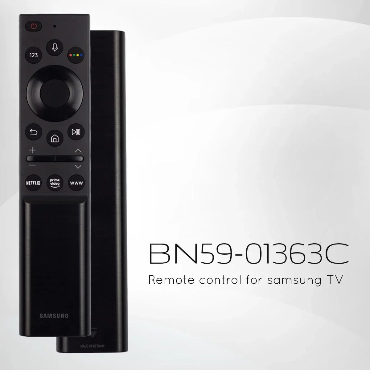Ceybo 2021 Model BN59-01363C Replacement Remote Control for Samsung Smart TVs Compatible with Neo QLED, The Frame and Crystal UHD Series