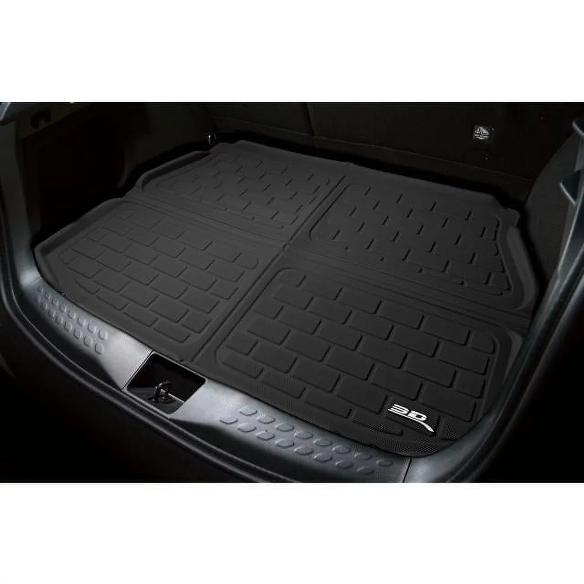 Stylish 3D MAXpider KAGU Cargo Liner (BLACK) compatible with MERCEDES-BENZ EQS 2022-2024 - Cargo Liner