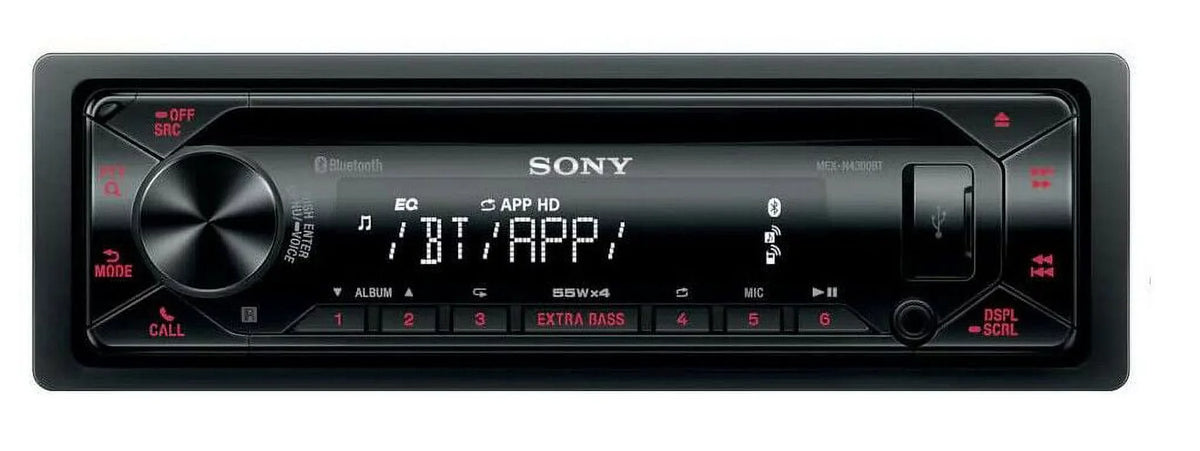 Stylish SONY MEX-N4300BT CD Receiver with BLUETOOTH / FM / MW / SW Car Audio