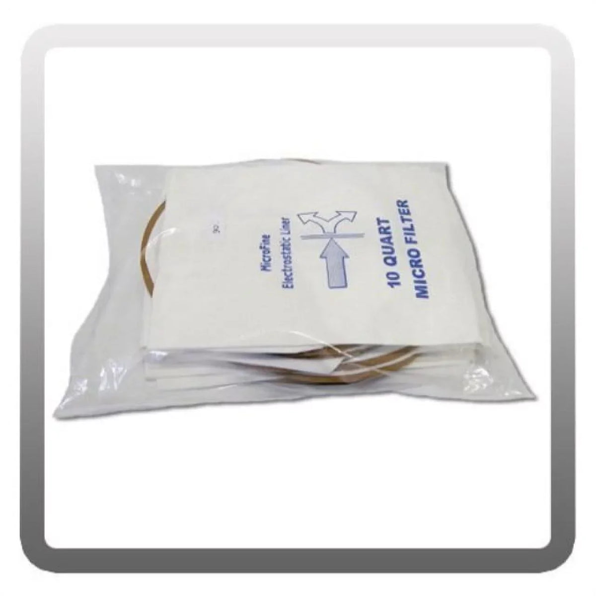 Stylish sandia 10-0006 vacuum micro-lined filter bag for raven, backpack vacuum, 10 quart (pack of 10)